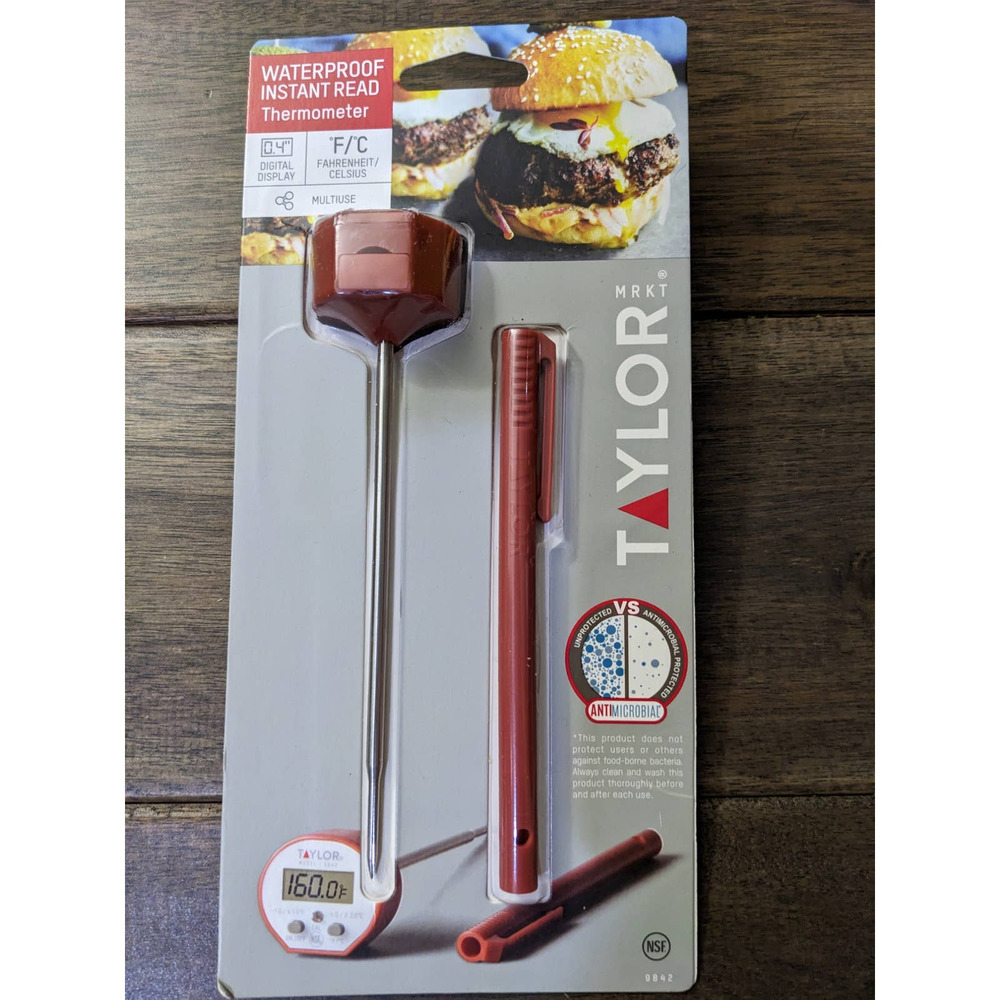 Taylor 9842 Waterproof Digital Instant Read Thermometer new